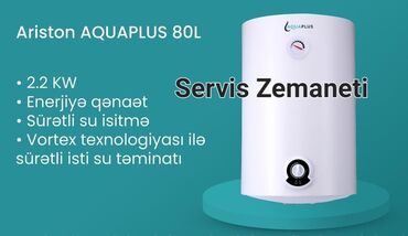 Aristonlar: Ariston 80 l, Yeni, Kredit yoxdur, Pulsuz çatdırılma