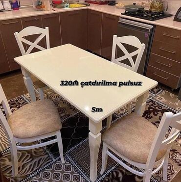 Mətbəx üçün, Yeni, 4 stul