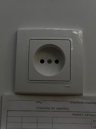 Розетка, С заземлением, Viko, Встроенные, 1 гнездо
