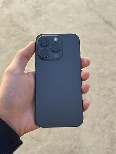 IPhone 15 Pro, 128 ГБ, цвет черный (титан) коробка тоже есть