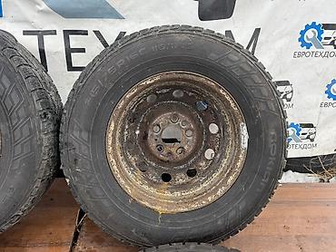 Колеса в сборе: Колеса в сборе 215 / 75 / R 16, Зима, Б/у, Комплект, Легкий коммерческий транспорт (C/LT), Железные, отверстий - 5 — 16