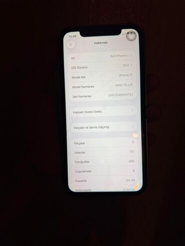 Apple iPhone: IPhone 11, 64 GB, Qara, Face ID — 2