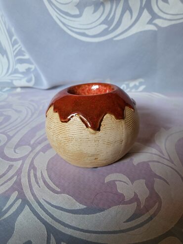 Ostali kućni dekor: Svecnjak nov rucni rad 80te. Svecnjak za okrugle i visoke svece — 7