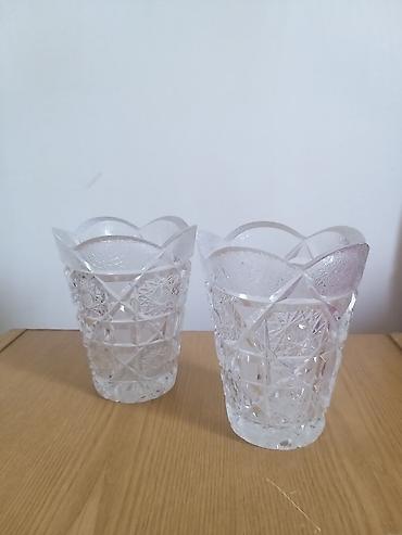 Вазы: Kristal şüşə gül vazası — 1