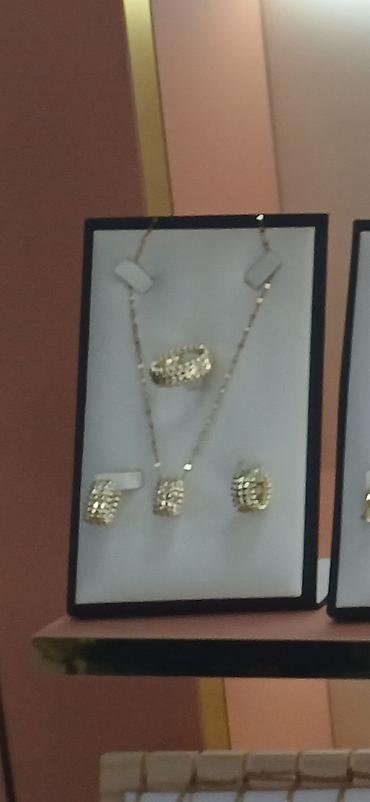 Setovi nakita: Zlatni setovi nakita – elegantne kolekcije - Set 1: Ogrlica sa — 26