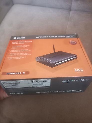 modem satilir: D-Link DSL-2640U – Wireless G ADSL2+ 4-port router Xüsusiyyətlər: - — 2