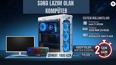 komputer 16 gb ram: 🚀 SATILIR: Montaj və Dizayn Canavarı! Çoxfunksiyalı professional — 1