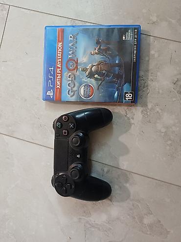 sony playstation 4 pro цена в бишкеке: Игра God of War 
 DualShock 4 — 1