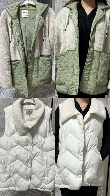 palto zara trafaluc: Куртка теди Zara размер S-M
Безрукавка белоснежная, размер S-M