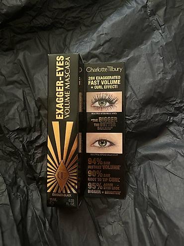 Charlotte Tilbury Exagger-Eyes Volume Mascara – Exagger-Black - 28 lalafo.az -da Charlotte Tilbury Exagger-Eyes Volume Mascara – Exagger-Black - 28