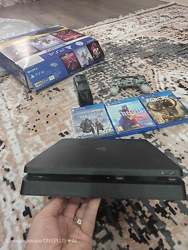 psp 4: Игровая приставка Sony PlayStation 4 Slim 1 ТБ (CUH-2208B), цвет Jet — 4