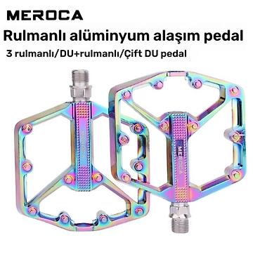 kaska velosiped: Hassns pro7 32H - 55m Meroca xamilyon pedal - 20m Buckloss qirmizi — 4