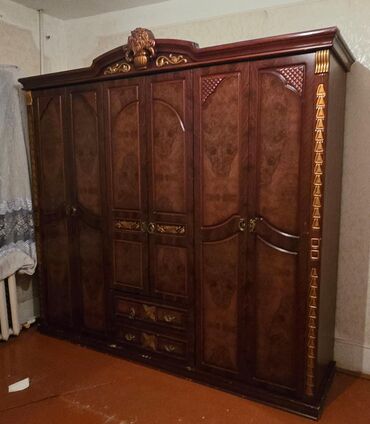 balkon dolab: 4 qapılı Qarderob, paltar dolabı