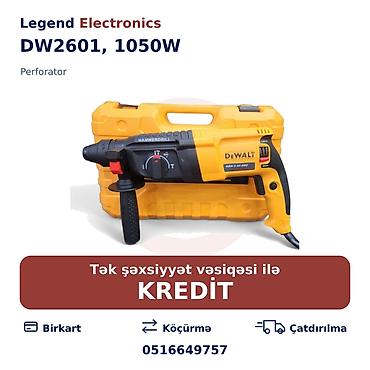 açar dest: Elan başlığı: Perforator DW2601, 1050W Elan mətni: Perforator DW2601 — 1