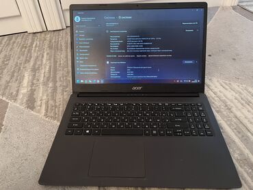 netbook acer: Ноутбук, Acer, 4 ГБ ОЭТ, Intel Pentium, 15.6 ", Колдонулган, Татаал эмес тапшырмалар үчүн, эс тутум SSD