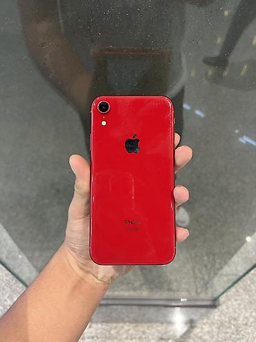 IPhone Xr, Б/у, 128 ГБ, Красный, Защитное стекло, Чехол, В рассрочку, 100 %