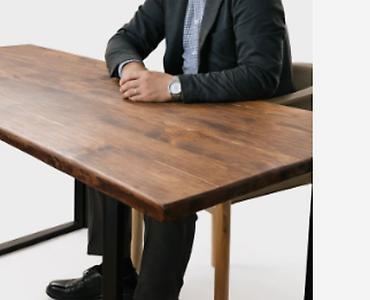 komputer setup: Kompüter masası, İşlənmiş, Açılmayan, Taxta, Dördbucaq masa — 7