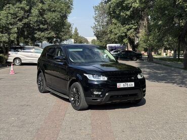 с переездом: Элегантный черный внедорожник Range Rover Sport, идеально подходящий