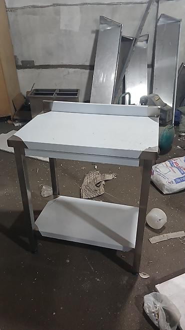 Paslanmayan poladdan istehsal olunmuş peşəkar mətbəx iş masası - lalafo.az -da — 5 Paslanmayan poladdan istehsal olunmuş peşəkar mətbəx iş masası - — 5