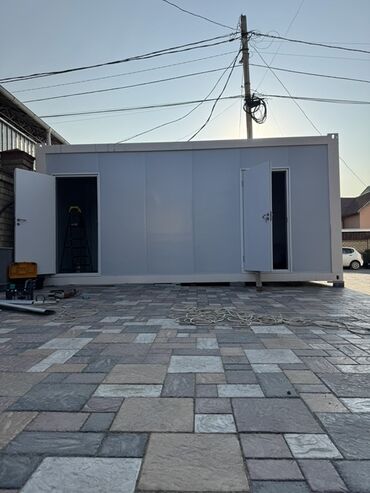 Контейнеры: Бытовой модуль/контейнерное здание (вагончик) - Размер приблизительно — 14