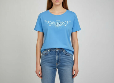 abercrombie t shirty: Cherry, T-shirt damski, rozmiar One size