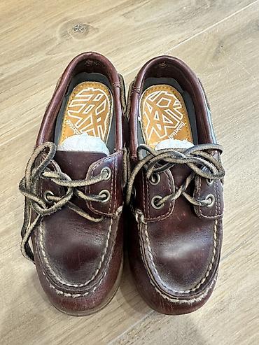 leather: Кожаные топсайдеры Timberland оригинал для детей! Состояние — 1