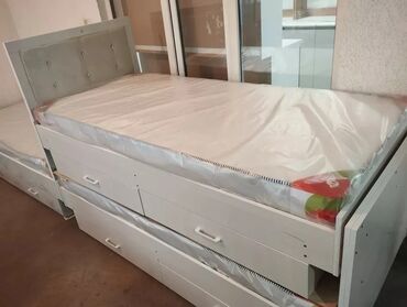 Односпальные кровати: Односпальная кровать, Новый, С матрасом, длина - 205 см — 15