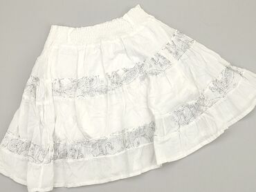 białe spódnico spodenki: Skirt, S (EU 36), condition - Fair