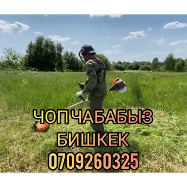 Газон: ЧОП ЧАБАБЫЗ Бишкек 

газонокосилка 

стрижка трава