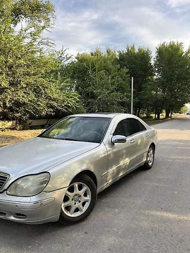 выбор номера о: Mercedes-Benz S-Class: 2000 г., 5 л, Автомат, Бензин, Седан — 1