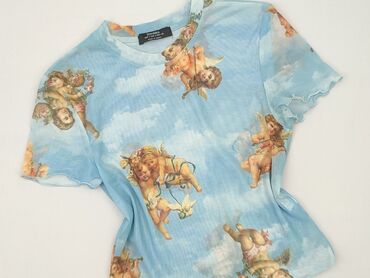 legginsy prążkowane push up: Bershka, Top damski, rozmiar S