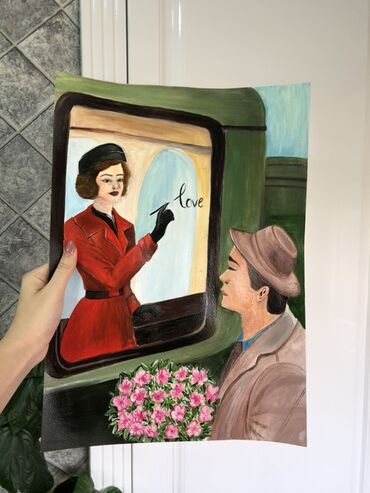 мсо 1 по математике 3 класс баку: Məhsul: Orijinal əl işi rəsm əsəri Təsvir: - Süjet: Retro atmosferli