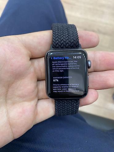 Apple Watch Series 3, 42 mm, GPS modeli Xüsusiyyətlər: - Korpus