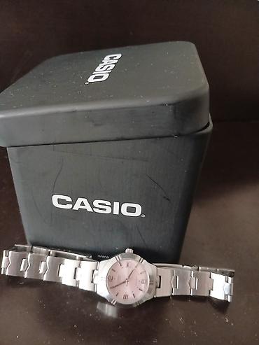 Satilir tebii poladdan suya davamlı CASIO qadın qol saatı – model