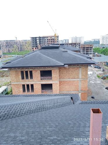 Металлочерепица: Крыша односкат, двухскат, конверт, парапет, хай-тек, металлочерепица — 14