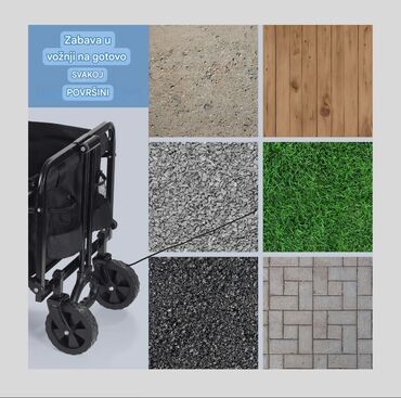 Baštenski alati i oprema: Praktična sklopiva baštenska kolica crne boje, idealna za prenošenje — 9