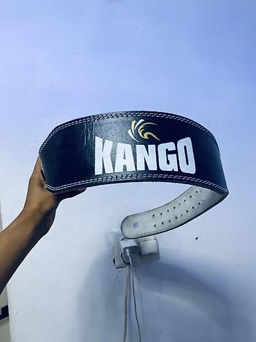 нижний билё: Пояс для пауэрлифтинга/тяжёлой атлетики KANGO. - Широкая — 1