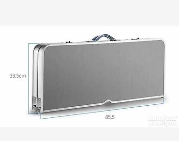 zr100 intex: Prenosivi sklopivi sto od aluminijumske legure Multifunkcionalni sto — 3