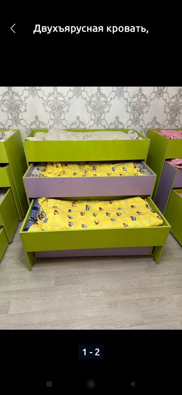 детские кровати для садика: Продаю детскую кроватку одну трёх ярусную без матраса для садика и