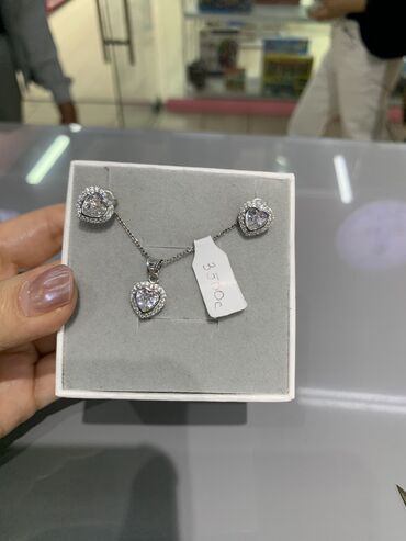 Серебряные наборы украшений: Набор украшений, Проба 925, Женские, Новый — 19