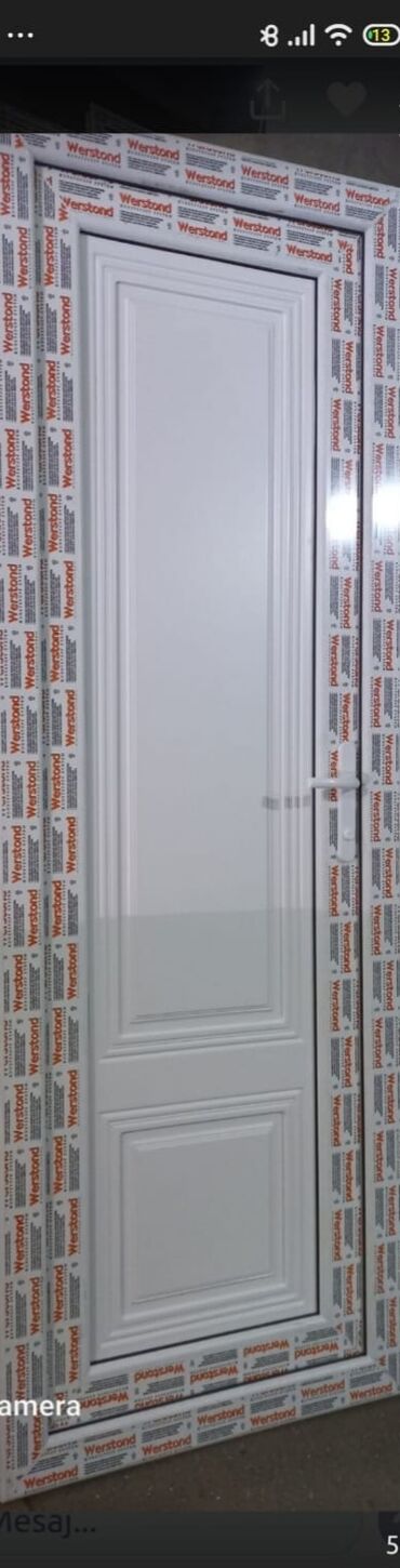 Plastik qapılar: Yeni Plastik qapı 80x200 sm Zamok və çərçivə ilə, Zəmanətli, Pulsuz quraşdırma, Rayonlara çatdırılma, Pulsuz çatdırılma — 24