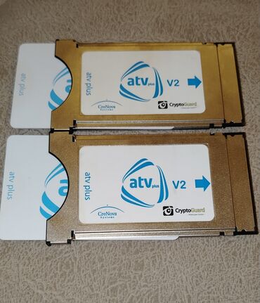 телевизор: Atv plus 2 ədəd tezedi biri 25 manat