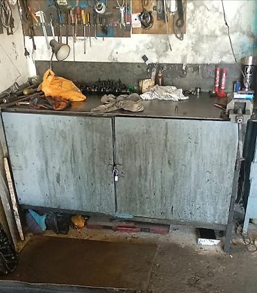 usta cantasi: Metalkonstruksiya usta dəzgahı və alət dolabı - Sənaye tipli, qalın — 1