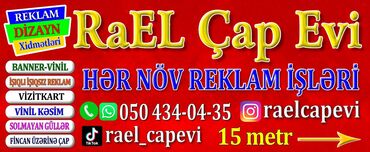 Reklam, çap: Əlaqə nöm: +99450 434-04-35 TikTOk: @rael_capevi inst: raelcapevi — 1