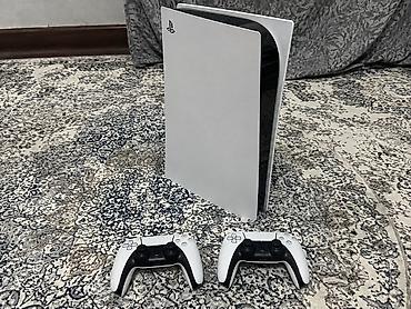 Игровая консоль PlayStation 5 из США с двумя беспроводными