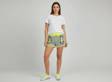 bluzy z pusheenem: Shorts for women, size M