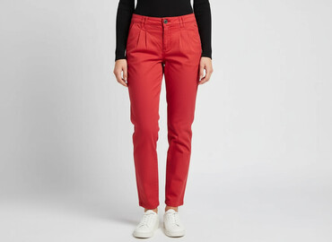 Women's Pants: Bershka, Spodnie materiałowe damskie, rozmiar M