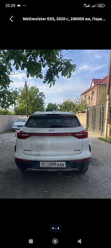 сост норм: Weltmeister EX5, 2020 г., 110000 км, В наличии — 4