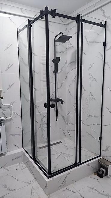 Душевые кабины: Душевая кабина Прямоугольная, Покрытие: Антикапельное — 16