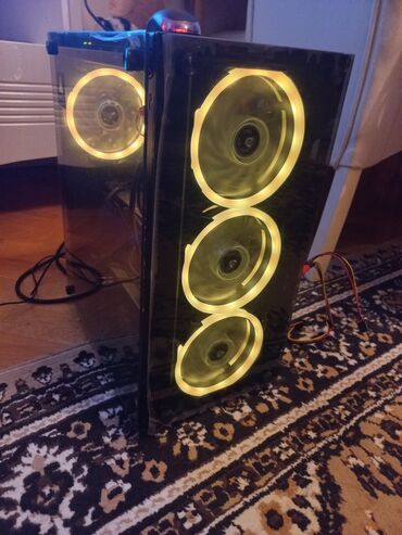 Korpuslar: 69 azn Keys mini atx 4 fanli isiqli keys muxtelif iwiqlarda yanir — 2